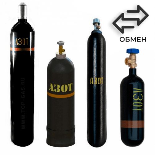 Обмен азотных баллонов в Кропоткинской